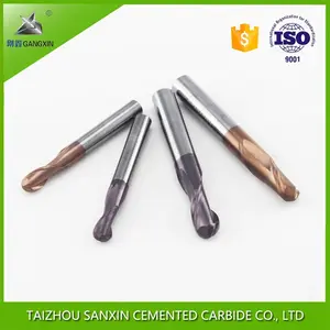 Taizhou ISO K10,K20,K30, k40 katı çimentolu/tungsten karbür kesici freze aracı freze makinesi sanxin