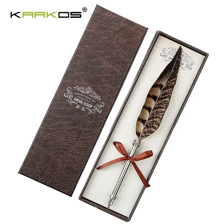 Красивая индивидуальная стильная перьевая ручка в качестве украшения перьевая ручка