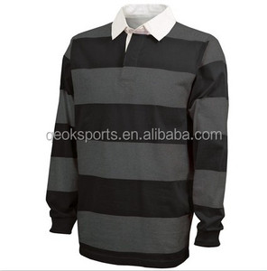 ロングスリーブコットンラグビーsoccer uniforms - Product Image 1