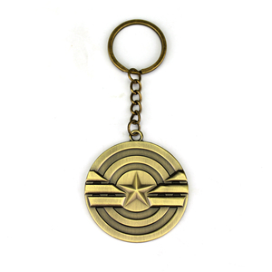 Capitán América Collar Nuevo de la Llegada Estilo Vintage Collares Escudo Película Joyería Para Hombres y Mujeres - Product Image 1