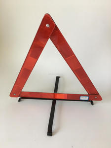 Kits de emergencia del coche señal de advertencia rojo <span class=keywords><strong>reflectante</strong></span> de seguridad luz intermitente de advertencia triángulo - Product Image 5
