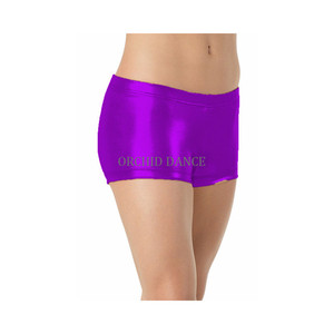 Pantaloncini da ballo per bambini in Spandex rivestiti economici professionali all'ingrosso ragazze - Product Image 3