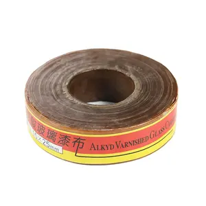 Chinese manufacture Alkyd Varnished insulating fiber glass cloth 2432 impregnated cloth tape