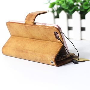 Prima de Estilo Retro Marco de Fotos Tarjeta de Crédito Titular de la Tarjeta Monedero de Cuero <span class=keywords><strong>Para</strong></span> el iphone 6 s Caso - Product Image 6