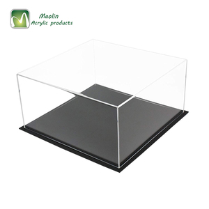 2018 wholesale Clear Large Acrylic Shoe Box Shoe Display Case