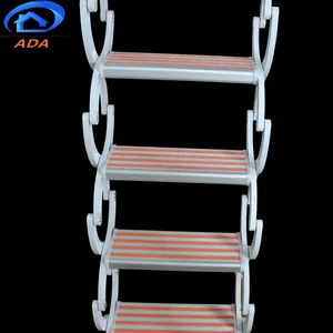 液压折叠伸缩阁楼钛镁楼梯适用于小空间