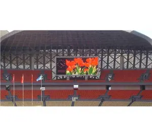 Panel 960x960mm tahan air 7000nits kecerahan tinggi SMD3535 P8 P10 papan display led iklan luar ruangan stadion