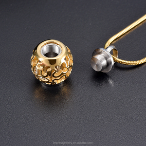 IJD9959 nueva llegada flor siempre en mi mente para siempre en mi corazón joyería de la cremación de mascotas o persona Memorial Ash regalo urna collar las mujeres - Product Image 3