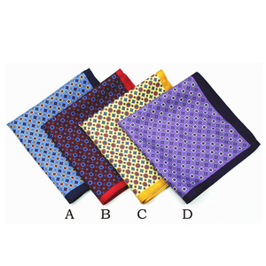 <span class=keywords><strong>Pañuelo</strong></span> <span class=keywords><strong>bordado</strong></span> a mano cuadrado bolsillo granate seda al por mayor DPS5408 - Product Image 5
