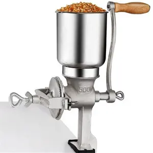 Top quality Home used hand operated grain grinder manual corn mill