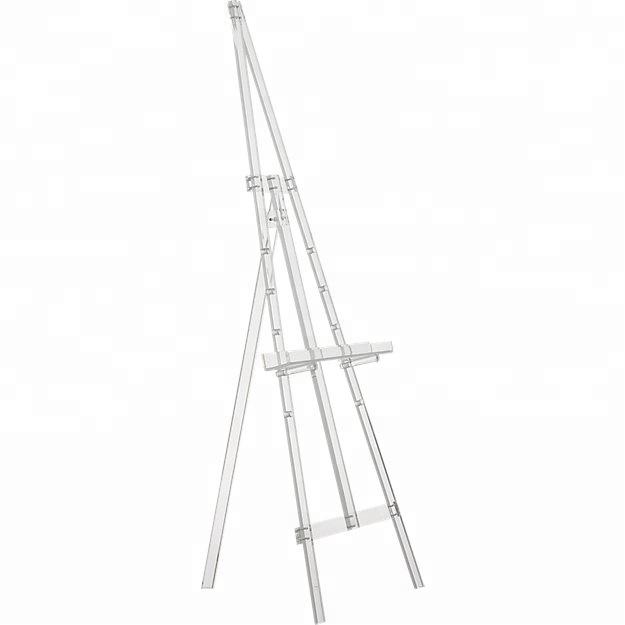 Прозрачный акриловый мольберт штатива для рисования или свадьбы