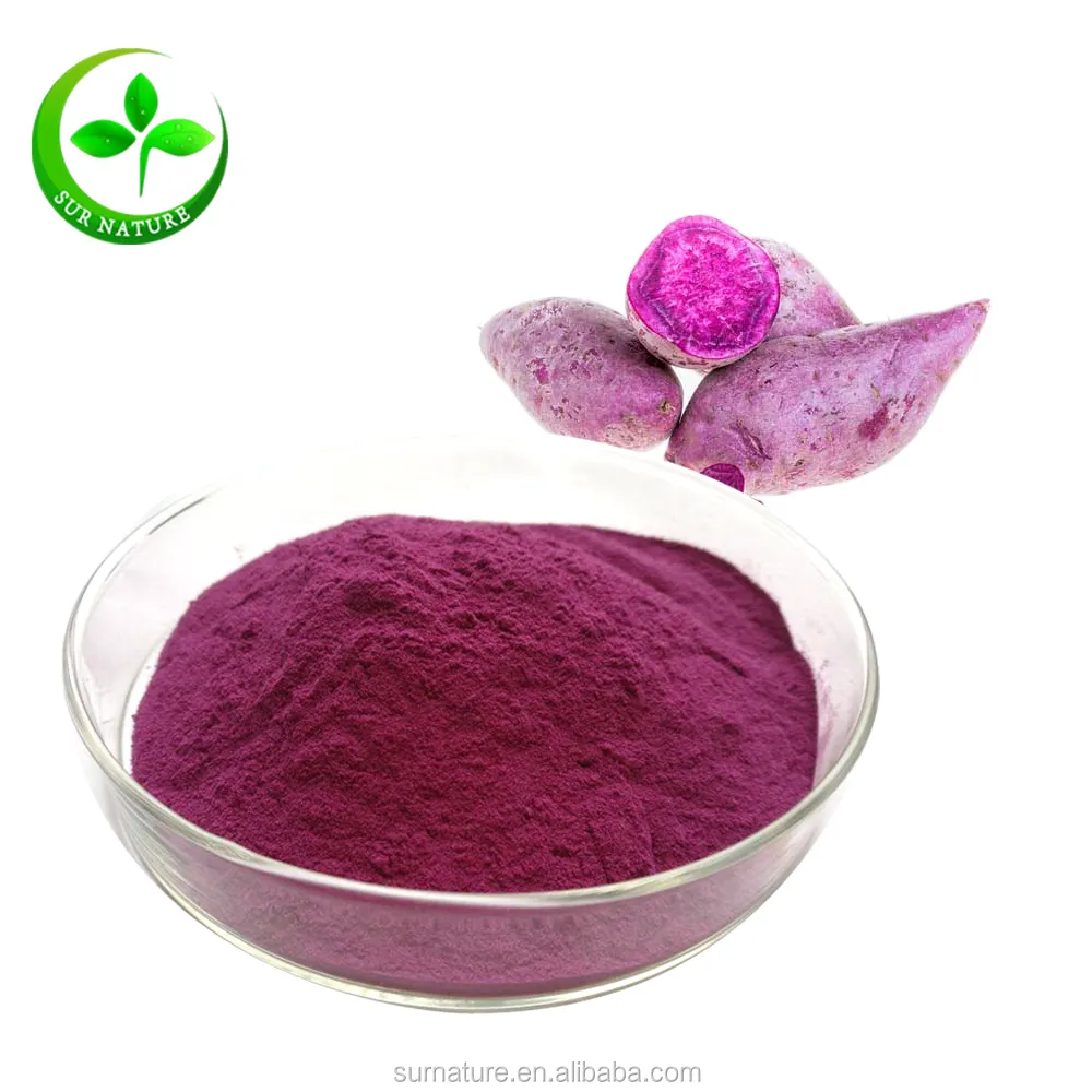 Polvo de batata púrpura 100% natural