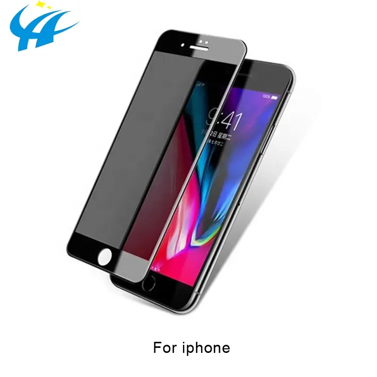 for iphone 6 7 8 plus 2.5d anti spy screen protector 0.33mm 9h ultra thin tempered glass phone accessories