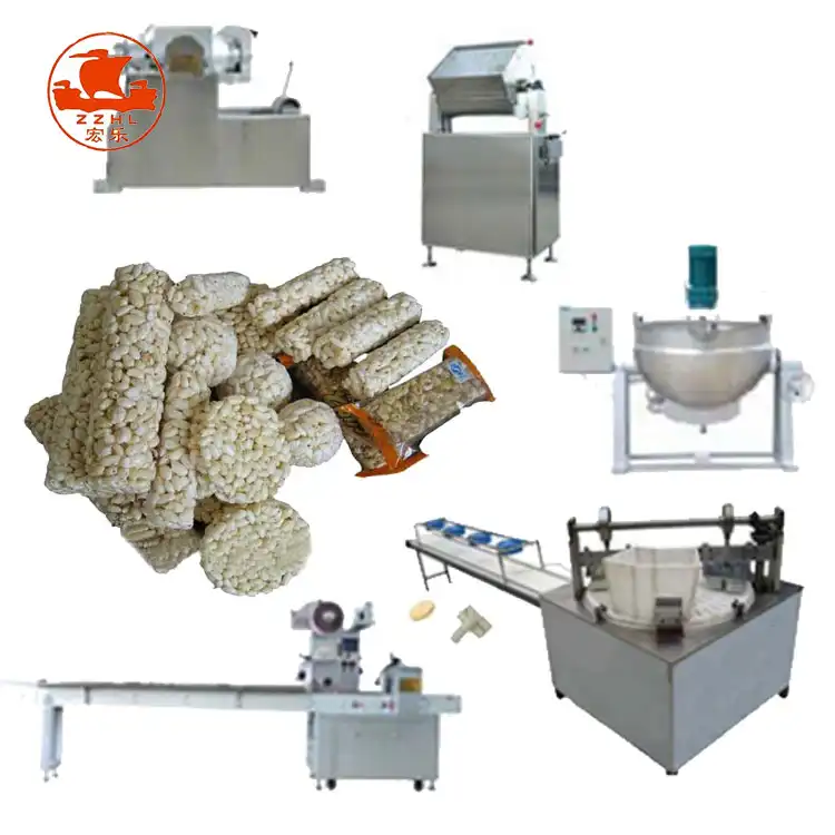 Máquina multifuncional para Hacer bolas de arroz inflado, bajo precio, máquina para hacer barras de cereales