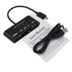 2016 haute qualité adaptateur HDTV et OTG lecteur de carte H DMI kit de connexion pour <span class=keywords><strong>samsung</strong></span> - Product Image 4