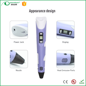 Penobon al por mayor entrega rápida <span class=keywords><strong>3d</strong></span> digital <span class=keywords><strong>doodler</strong></span> impresión mágica pluma para los niños - Product Image 2
