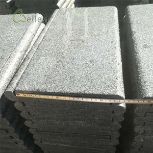 Bullnose Cạnh Flamed G654 Xám Granite Đối Phó Ngói - Product Image 2