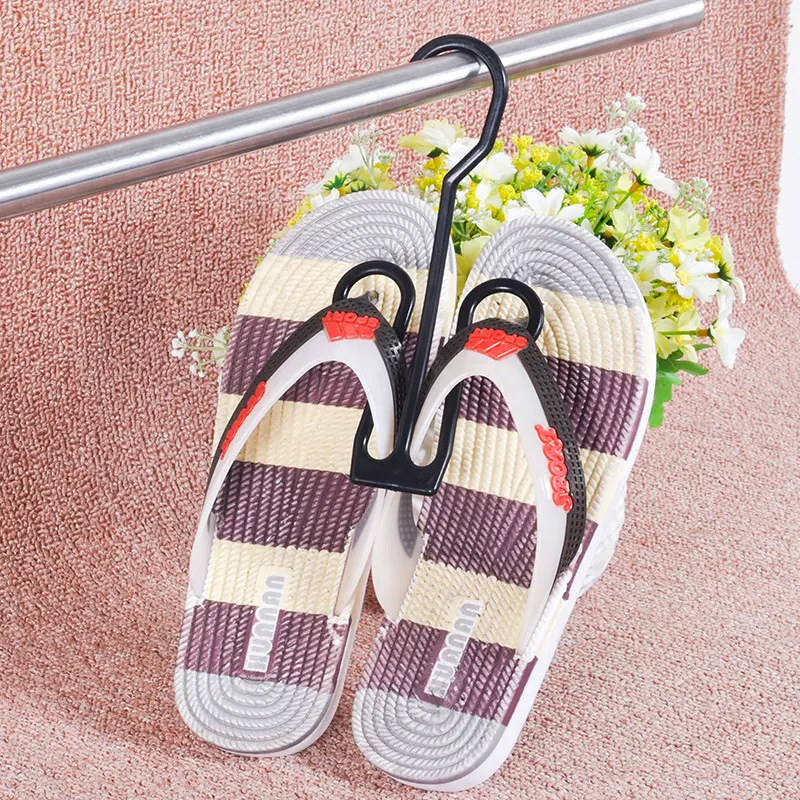 Plastic Shoes Hanger Drying Rack flip flop sandals Holder Rack Slippers Hanger For Supermarket