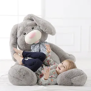 Wholesale easter bunny cute plush stuffed large rabbit plush toys