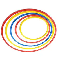 50,60,70 cm Durchmesser Geschwindigkeits-und Beweglichkeit strain ings ringe (12er-Set), Mehrfarben-Agility-Ringe