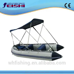 3.3m пвх материала максимум- скорость надувные лодки с тентом