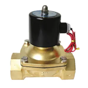 KLQD Brass 2W500-50 Long Time Working DC24V ~ AC220V 2 Inch Water Solenoid Valve With Energy Saving Coil