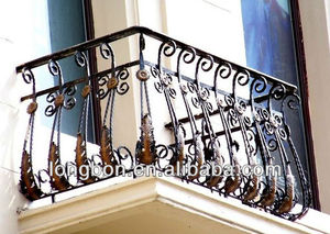 Top-Bán truyền thống wrought sắt ưa thích ban công lan can với 5 + năm bảo hành và dễ dàng cài đặt cho hiên nhà & biệt thự - Product Image 6