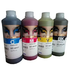 Korea Transfer Berbasis Air Suhu Rendah Tinta Pewarna Sublimasi Pigmen Inktec untuk Kain Katun Tekstil Kaus Cetak