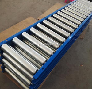 ناقل بكرة تحميل صناعي عالي التحمل قابل للتعديل سرعة حزام مطاطي يستخدم في مستودع المصنع وخط تجميع العمل - Product Image 3