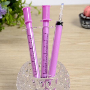 Penna in Gel per siringhe, penne per cancelleria, materiale in cristallo plastico, penna per forniture scolastiche - Product Image 1