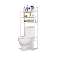 Offre Spéciale Portable Support D'étagère 3 niveaux salle de bain Économiseur D'espace Sur Métal Toilette Rack
