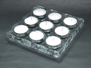 ที่ใส่เทียนชาพลาสติกสีเขียวโปร่งแสงทรงกลม 7 ชิ้น สำหรับตกแต่งบ้าน - Product Image 3