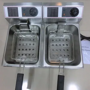 Commercial europe fully gas deep fryer with temperature control standing electric fried potato fryer