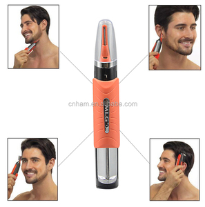 Hm-168 Mini <span class=keywords><strong>2</strong></span> Dans 1 Man Nez Oreille Barbe Rasoir Et Corps Cheveux Trimmer Avec Led Lumière Made In China - Product Image 2