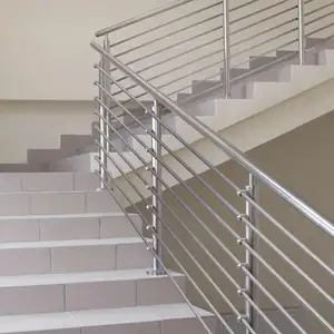 For staircase handrail stainless steel banister bridge deck porch stair railings handrails tempered glass laminated glass