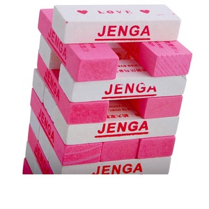 Venta al por mayor Rosa <span class=keywords><strong>amor</strong></span> Inglés y la versión <span class=keywords><strong>en</strong></span> chino <span class=keywords><strong>en</strong></span> caja de madera bloques de construcción de pila Torre <span class=keywords><strong>juego</strong></span> - Product Image 3