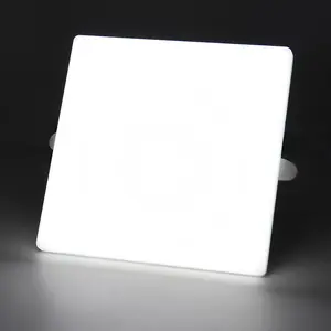 Luz quadrada fixada na superfície, 16w sem moldura luz do painel led com marca comi