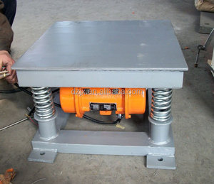 Vibrator Meja Bergetar Beton Peralatan Listrik, Cetakan Beton Meja Pengocok Mesin Vibrator Baja Mangan Tinggi - Product Image 1