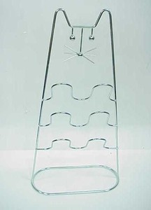 Estante especial para zapatos de pie de alambre de hierro con forma de oso, tres pares para el hogar, sala de Estar, comedor, muebles de Hotel - Product Image 3