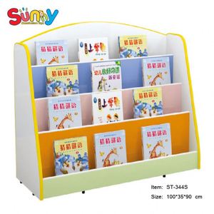 Meubles de maternelle pour enfants, armoire de classe pour le rangement ou l'exposition de jouets, étagère à livres - Product Image 3