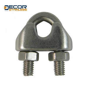 Abrazadera de cable de acero inoxidable, grado marino, <span class=keywords><strong>DIN741</strong></span> - Product Image 1
