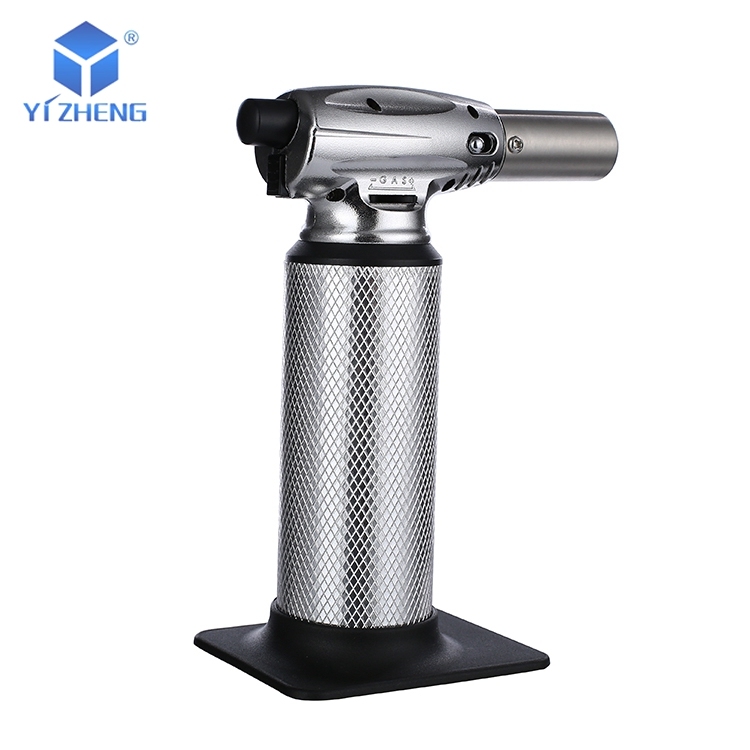 Custom Logo Ce Certification Camping Accessories Portable Encendedor Butane Jet High Quality Kitchen Culinary Torch Lighter