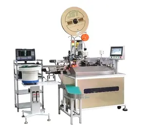 Fully auto terminal housing insertion machine automatic pin inserting machine automation wire cutting stripping crimping machine