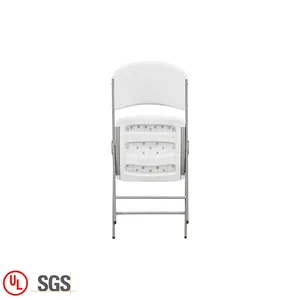 도매 야외 웨딩 접이식 플라스틱 의자 이벤트 파티 정원 휴대용 흰색 플라스틱 접는 의자