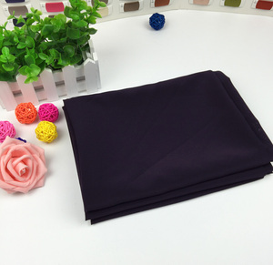 Directo de fábrica, suave, elástico, 100D, poliéster, Spandex, gasa, tela teñida, sólidos para vestidos de niñas, precio barato - Product Image 6