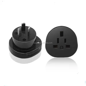 Yuadon SAA Adaptor Plug Perjalanan, Adaptor Daya Colok Australia UK Ke Au, Adaptor Perjalanan 10A 250V