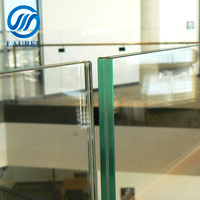 Verre feuilleté 6.6.2, verre feuilleté renforcé PVB 10.10.2 pour balustrade, haute résistance aux bris