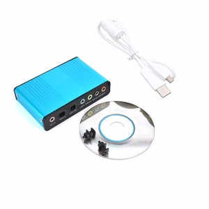 Màu Xanh 6 Kênh Âm Thanh Bên Ngoài <span class=keywords><strong>Card</strong></span> Âm Thanh 5.1 Surround Âm Thanh USB 2.0 Bên Ngoài Âm Thanh Quang Học <span class=keywords><strong>Card</strong></span> Adapter Cho <span class=keywords><strong>PC</strong></span> Máy Tính Xách Tay - Product Image 5