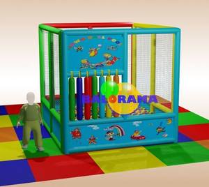 PISCINA DE BOLAS para niños pequeños, estanque de bolas, 2x2x2 PISCINA DE BOLAS DE HIERRO - Product Image 5