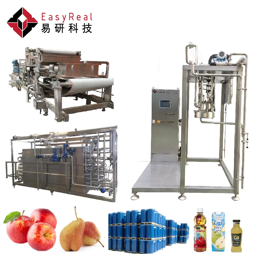 Machine de fabrication de jus Apple, bureau de jus, ligne de traitement, pour jus de pommes